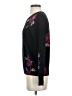 Daniel Rainn Floral Black Pullover Sweater Size S - photo 5