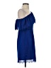Rebecca Taylor 100% Polyester Blue Cocktail Dress Size 2 - photo 4