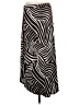 Chico's Animal Print Brown Black Casual Skirt Size Med (1) - photo 1