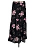 Jonathan Martin 100% Rayon Floral Black Casual Skirt Size S - photo 1