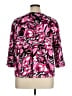 Laura Ashley Print Pink Blazer Size 1X - photo 2