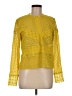 James Coviello Yellow Long Sleeve Blouse Size M - photo 1