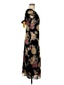 Donna Ricco Floral Black Casual Dress Size M (estimated) - photo 4