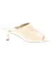Ann Taylor 100% Leather Ivory Sandals Size 7 1/2 - photo 1