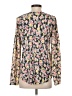 Ann Taylor LOFT Floral Yellow Long Sleeve Blouse Size S - photo 2