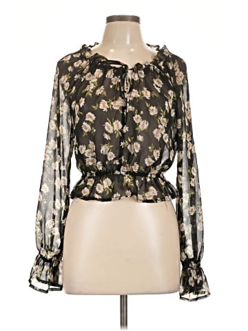 Lulus Long Sleeve Blouse (view 1)