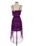 Express 100% Polyester Stripes Purple Cocktail Dress Size XS - photo 2