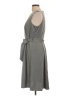 Elle Solid Gray Casual Dress Size L - photo 5