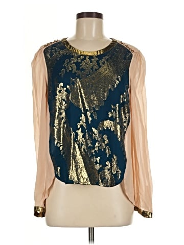 Marchesa Voyage Long Sleeve Blouse (view 1)