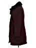 DKNY Burgundy Wool Coat Size 16 - photo 5