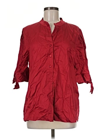La Roque 3/4 Sleeve Button-Down Shirt (view 1)