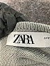 Zara 100% Cotton Solid Gray Pullover Sweater Size S - photo 7
