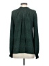Rungolee 100% Silk Green Long Sleeve Silk Top Size XS - photo 2