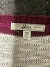 Bass Color Block Burgundy Pullover Sweater Size XS - photo 7