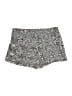Express 100% Polyester Paisley Gray Shorts Size 4 - photo 2