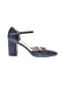 Joy & Peace 100% Leather Blue Heels Size EU 39 - photo 1