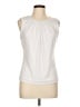 Calvin Klein White Sleeveless Blouse Size 10 - photo 1