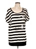 Lavish Silver Short Sleeve Top Size L (estimated) - photo 1