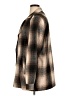 cavalini Plaid Brown Coat Size XL - photo 5