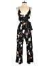 Kaileigh Floral Black Jumpsuit Size XS - photo 1