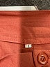 Unbranded 100% Polyester Solid Red Shorts Size S - photo 3