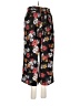 West Kei 100% Polyester Floral Black Casual Pants Size M - photo 1