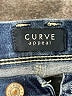 Curve Appeal Solid Blue Jeans Size 14w - photo 4