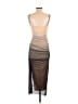 Zara Tan Ivory Cocktail Dress Size S - photo 2