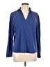 Vineyard Vines 100% Cotton Blue Long Sleeve Blouse Size L - photo 1