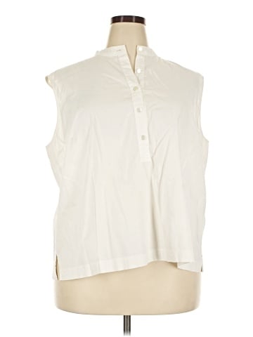 Tamotsu New York Sleeveless Button-Down Shirt (view 1)