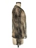 Cynthia Steffe Animal Print Gray Long Sleeve Blouse Size 8 - photo 4