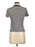 Old Navy Stripes Ivory Short Sleeve Turtleneck Size L - photo 2