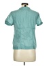 Marc by Marc Jacobs 100% Cotton Teal Short Sleeve Blouse Size 8 - photo 2