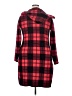 Belldini Plaid Red Cardigan Size L - photo 2