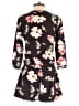 Cupcakes & Cashmere 100% Polyester Floral Black Romper Size S - photo 2