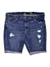 Hollister Blue Denim Shorts Size 37 waist - photo 1