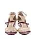 Tod's 100% Leather Burgundy Tan Wedges Size EU 36 1/2 - photo 2