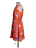Ann Taylor 100% Polyester Paisley Orange Casual Dress Size 2 (petite) - photo 5