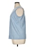 Susan Graver Blue Sleeveless Top Size 1X - photo 5