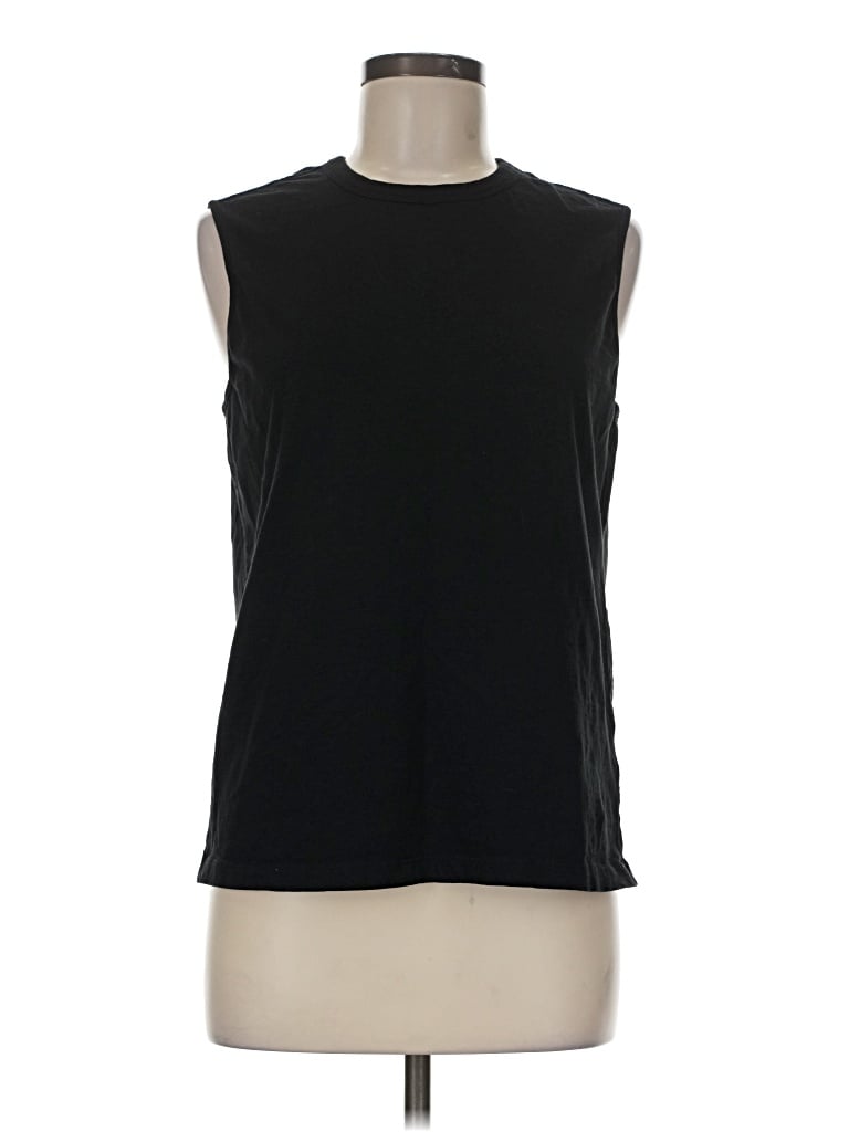 Pre-owned Pact Sleeveless T-shirt In Black