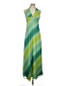 Jump Apparel 100% Polyester Tie-dye Green Casual Dress Size 4 - photo 1