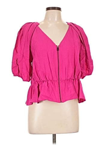 DKNY Short Sleeve Blouse (view 1)