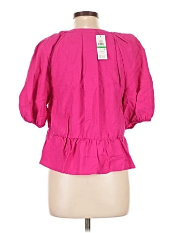 DKNY Short Sleeve Blouse (view 2)