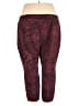 Lane Bryant Paisley Burgundy Active Pants Size 28 - photo 2