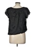 Studio M 100% Polyester Black Short Sleeve Blouse Size L - photo 2