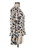 A.L.C. 100% Silk Ivory Long Sleeve Silk Top Size 8 - photo 4