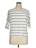 Green Envelope Stripes Silver 3/4 Sleeve T-Shirt Size XL - photo 1