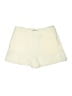 H&M 100% Polyester Solid Ivory Shorts Size 10 - photo 1
