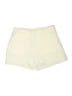 H&M 100% Polyester Solid Ivory Shorts Size 10 - photo 2