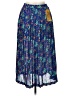 Alfred Dunner 100% Polyester Print Blue Casual Skirt Size 10 - photo 2